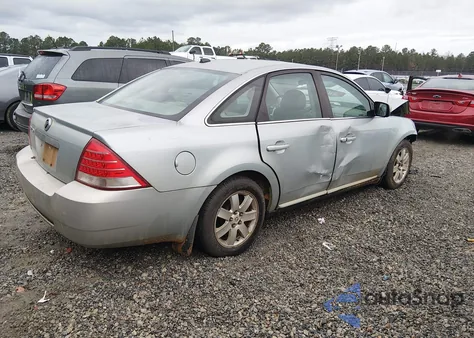 2007 Mercury Montego Luxury from USA, damaged, VIN 1MEHM40117G612327